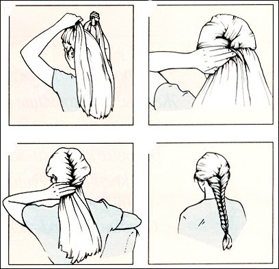 Простое плетение колоска