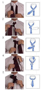 Как завязать детский галстук на замке пошагово