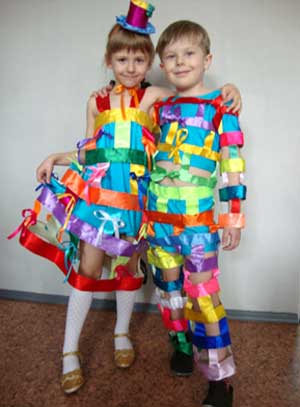 Одежда из бросового материала для детей своими руками для мальчика