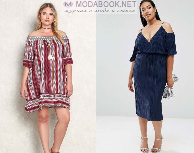 Платье В Полоску Для Полных фото 2