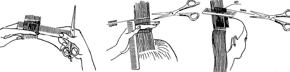 Постричь или подстричь как правильно. Техника стрижки прядь за прядью. Оттяжка волос при стрижке. Стрижка волос на пальцах технология. Стрижка прядь за прядью технология выполнения.