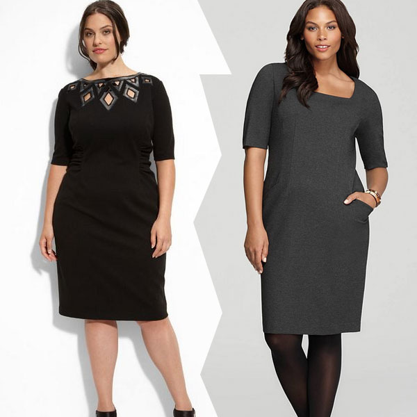 Офисные платья для полных женщин. Деловые платья для полных. Офисные платья для полных. Платье со вставками по бокам для полных. Деловые платья для полных.