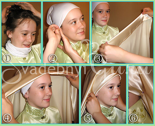 Как собрать волосы мусульманке